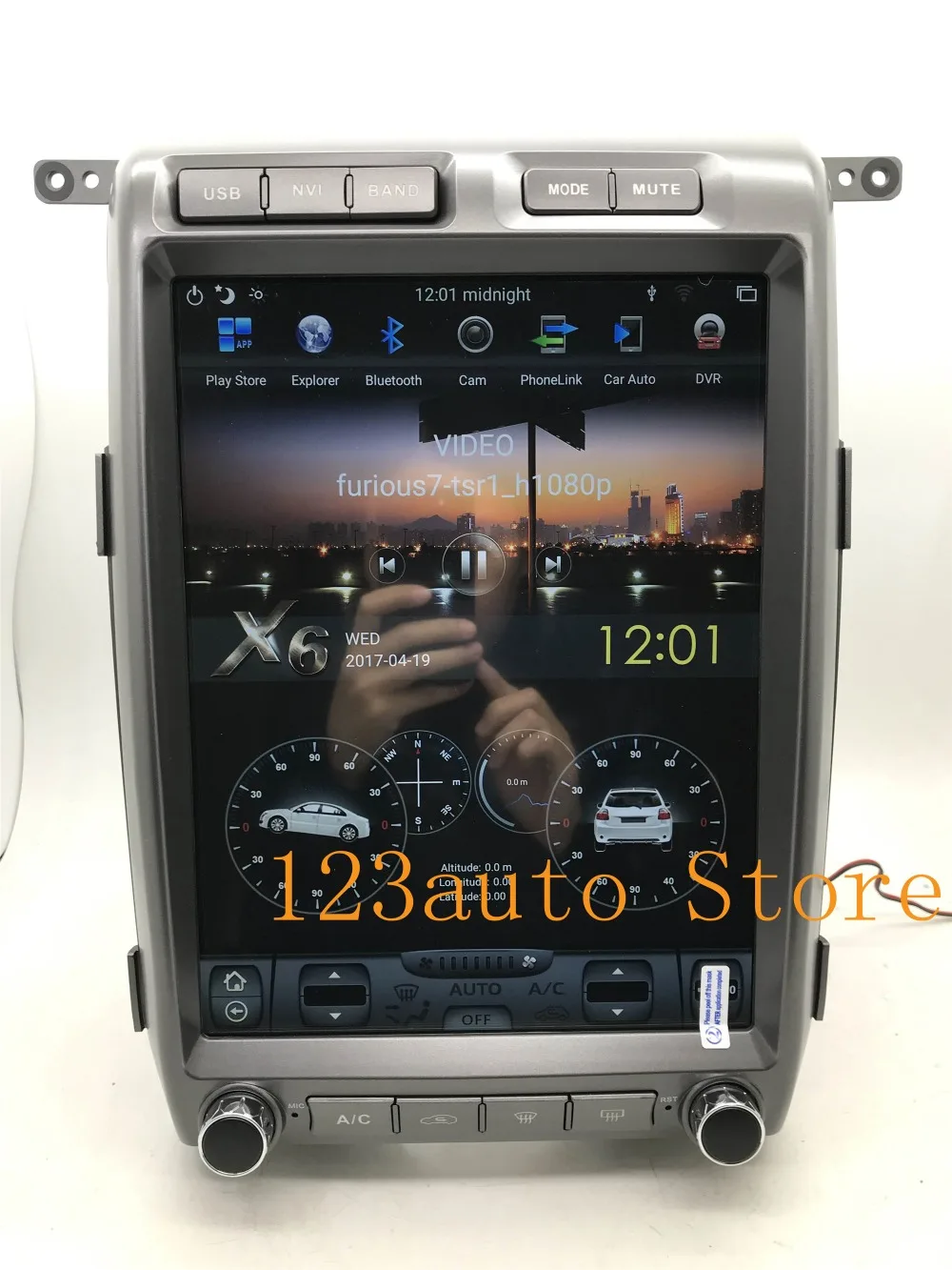 13 дюймов вертикальный экран Tesla стиль Android 8,1 автомобильный DVD gps плеер навигация carplay для Ford F150 2009-2013 радио PX6 рапса авто