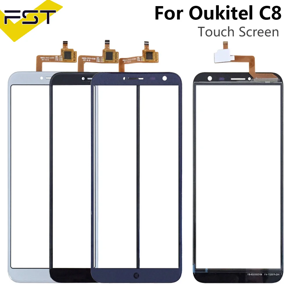 Датчик высокого качества для Oukitel C8 сенсорный экран дигитайзер стеклянная панель