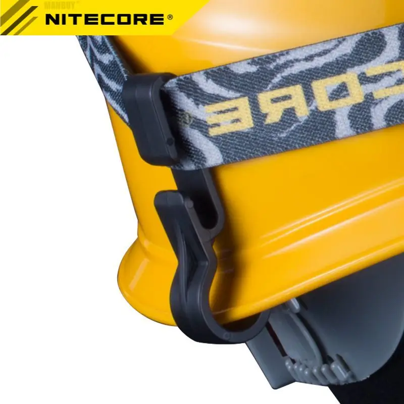 Зажим для шлема nitecore NHC10 x 4 упаковки налобного фонаря HB02 NU05 NU20 NU25 NU30 HC30 HC65 HC70 HA40 T360