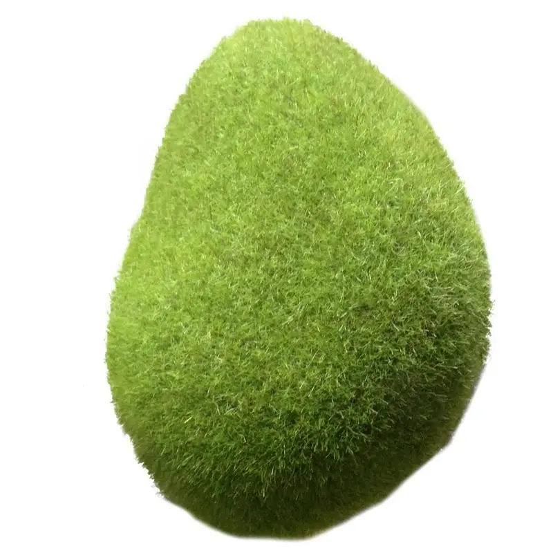 Зеленая искусственная трава бонсай флокирующие украшения аксессуары для газона