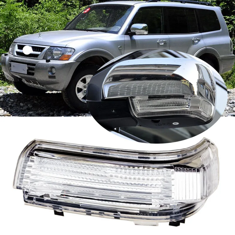 

Yasong For Mitsubishi Pajero V73 V77 V87 V93 V97 1998-2016 Outside rearview Mirror LED Turn light Signal Lamp Blink