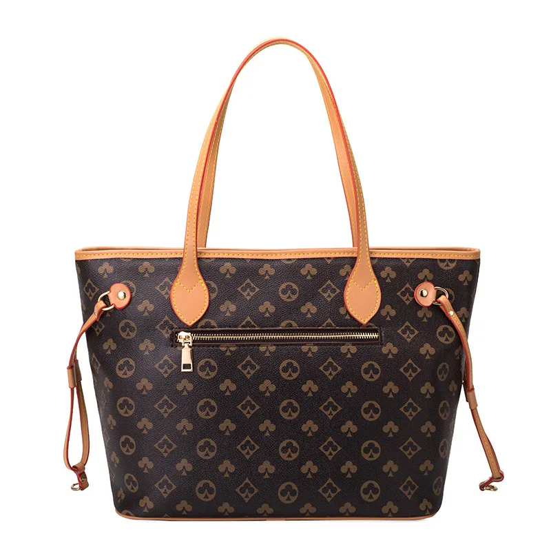 

2021 Women's Handbag Shell Print Design Luxury Brand Tote Bag Fashion New High Quality PU Leather Messenger Bag Female Handbag