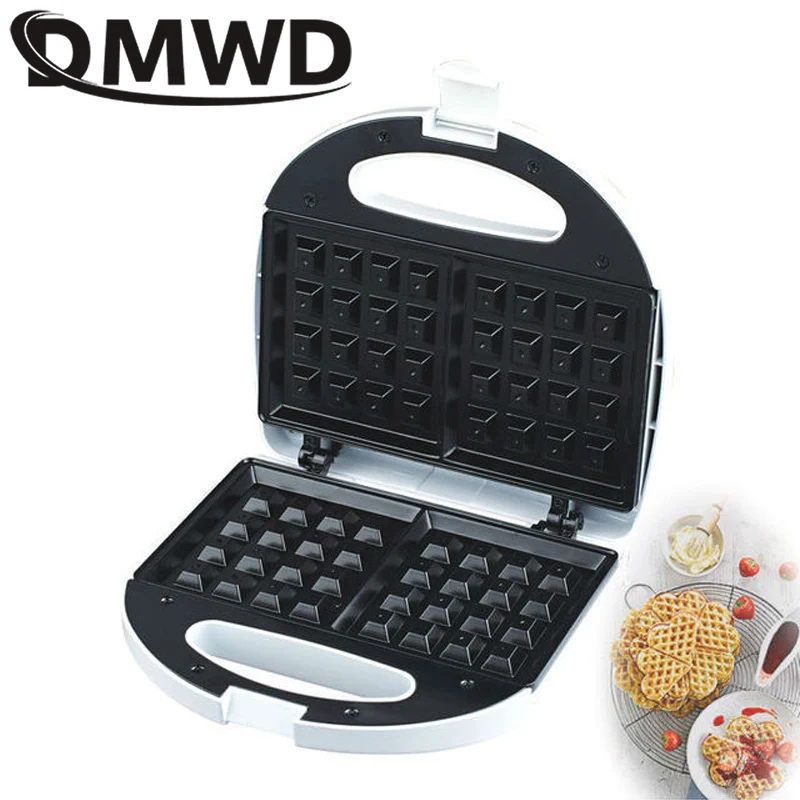 DMWD электрическая машина для вафель яйцо вафельная печь торта блинчиков
