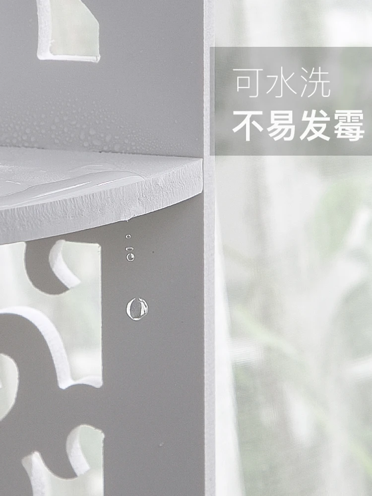 Треугольная напольная полка для ванной комнаты стеллаж хранения в туалете