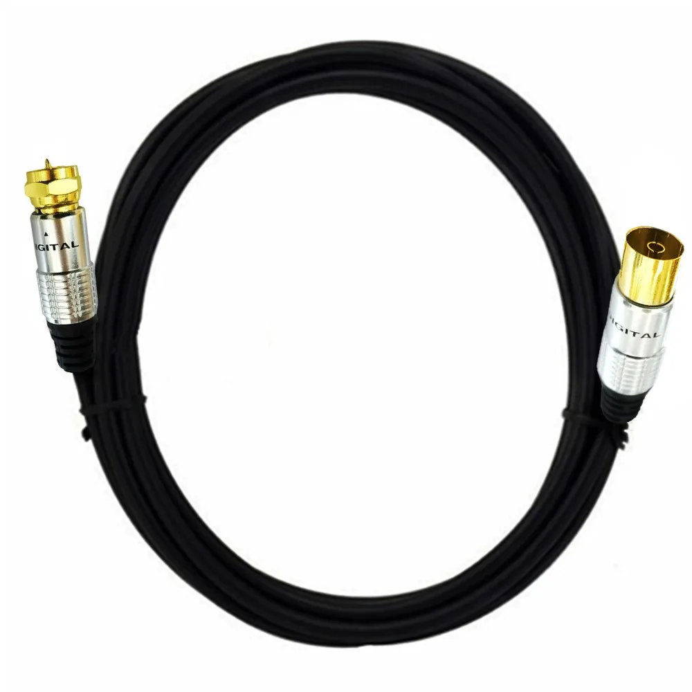 Коаксиальный ТВ-кабель RG59U разъем F toTV9.5 кабель с замкнутым маршрутом HD-видео