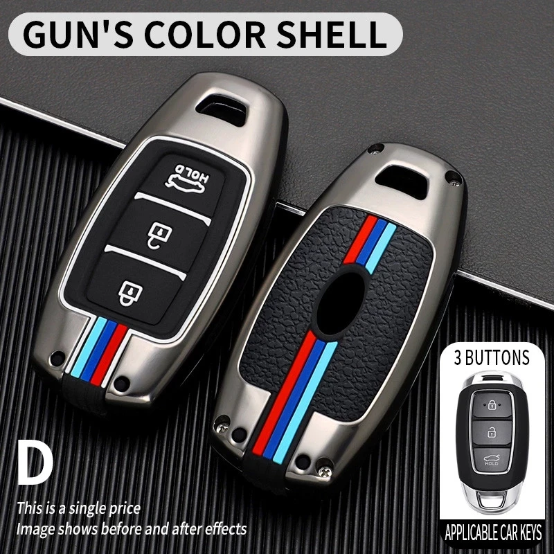 

Car key case for hyundai solaris i10 i40 i20 i30 creta tucson santa fe ix35 ix25 elantra sonata kona 2008 verna accent matrix
