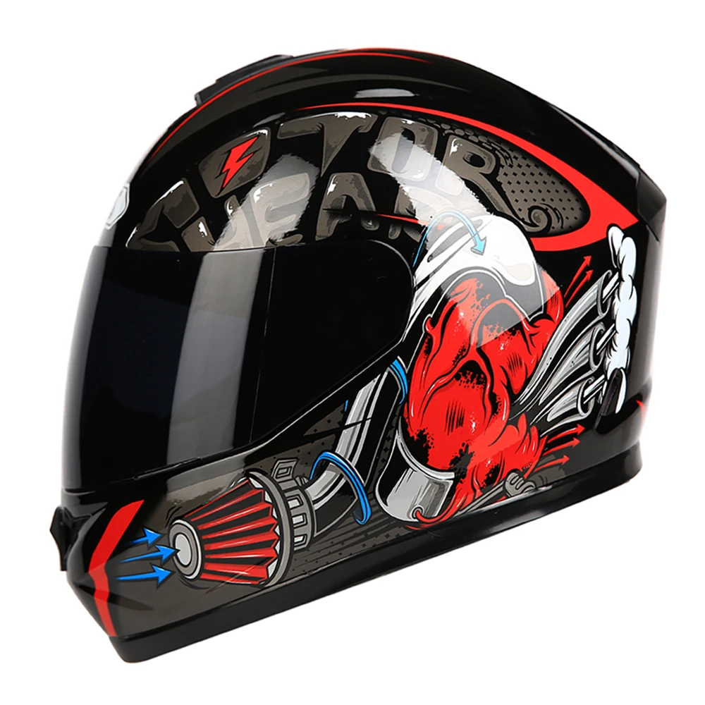 Шлем для мотокросса мужской мотоциклетный шлем на все лицо гоночный