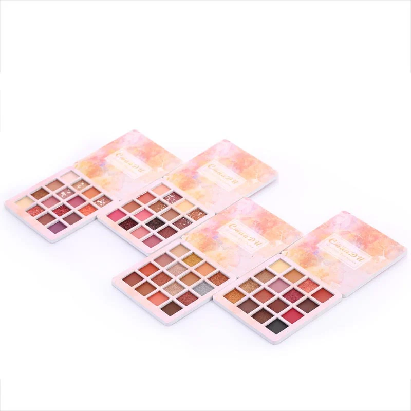 16 цветов палитра теней для век матовое мерцание водостойкая пигментированная