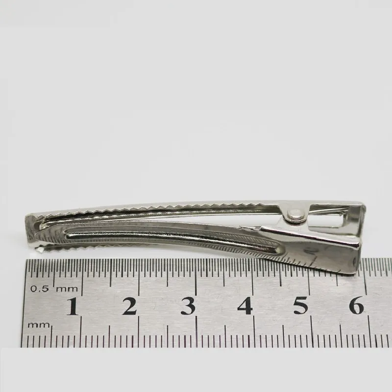 240 шт 8 см Высокое качество металла волос выдалбливают зажимы аллигатора