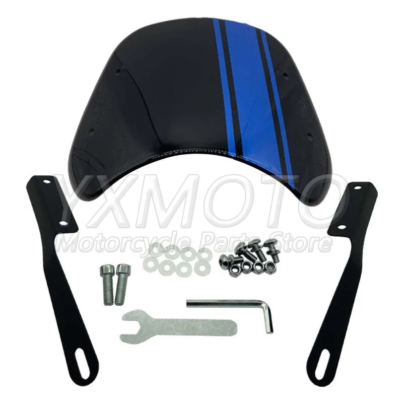 Цветная наклейка на лобовое стекло в стиле ретро cafe racer подходит для круглой фары