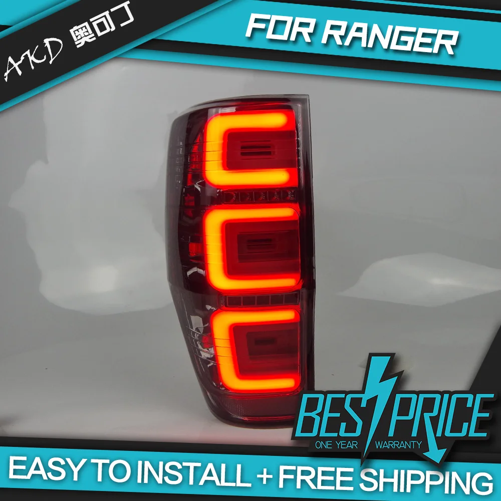 АКД автомобильного тюнинга задних фонарей для Ford Ranger сигнальных огней