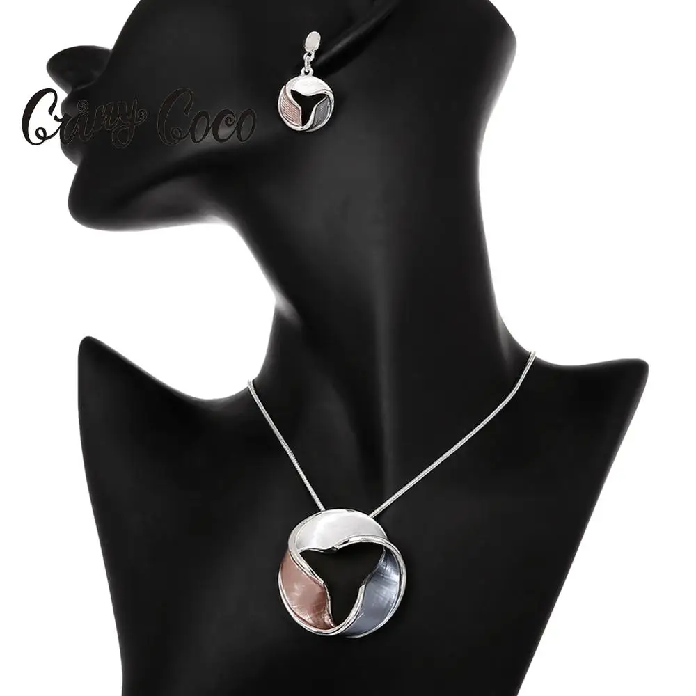 Cring Coco геометрическое витое ожерелье Torus женская модная подвеска чокер для