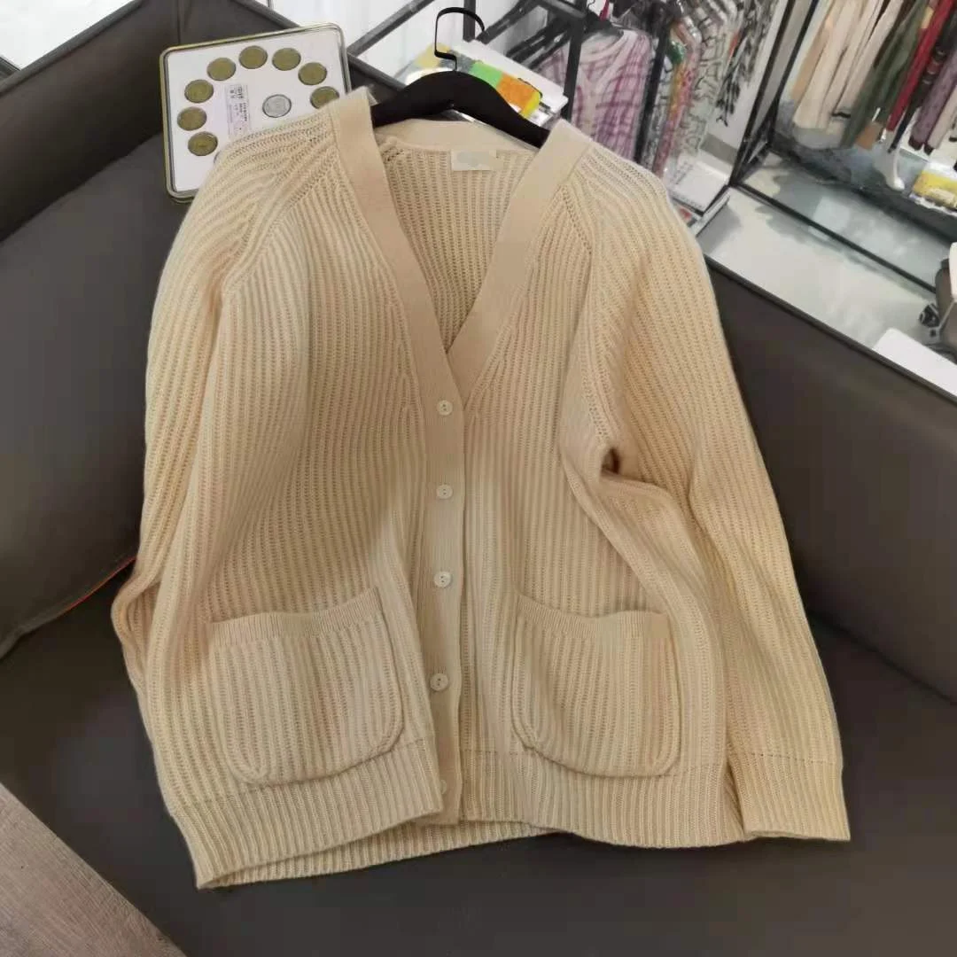 

Correct 2021 new Linjia autumn and winter sweater long coat cardigan women's high-grade cashmere warm sweater