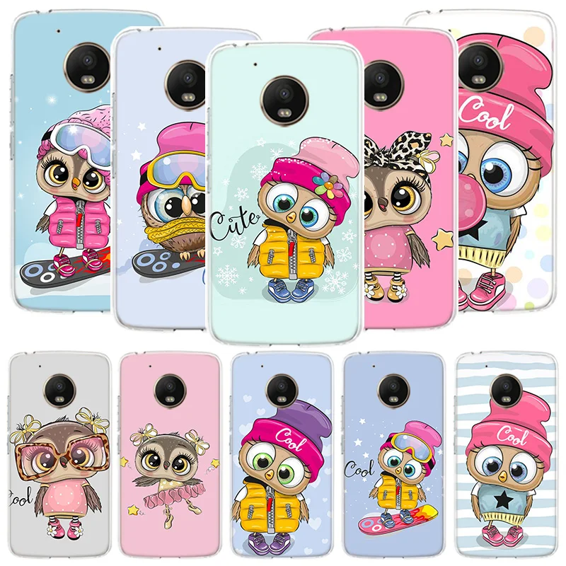 

Cute Owl Hearts Lover Christmas Phone Case For Motorola ONE Action Vision Cover Moto G9 Plus G8 Play G7 Power G6 G5 G5S E6 E5