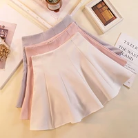 2021 summer fashion womens mini pleated skirt sweet and cute dance rehearsal school uniform skirt stretch high waist skirt