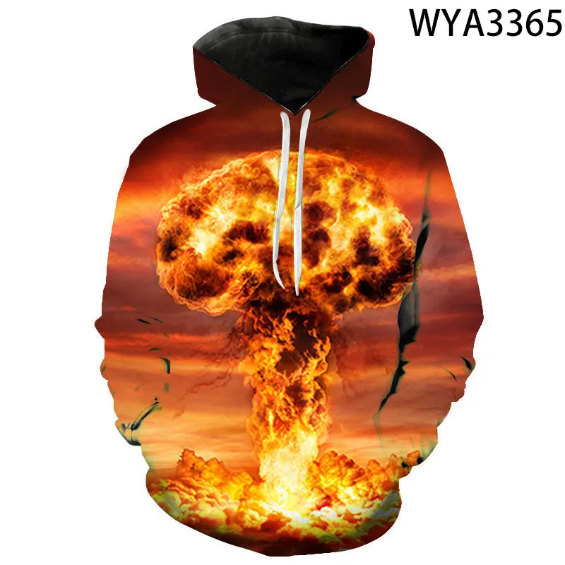 

Atomic Bomb Explosion 3D Hoodies Men Women Children Long Sleeve Fuuy Sweatshirts Tops Fashion Cool Joker 3D Print Pullover