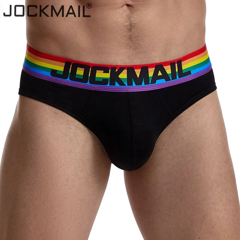 JOCKMAIL-ropa interior Sexy Gay para Hombre, calzoncillos de algodón transpirables, suspensorio de...