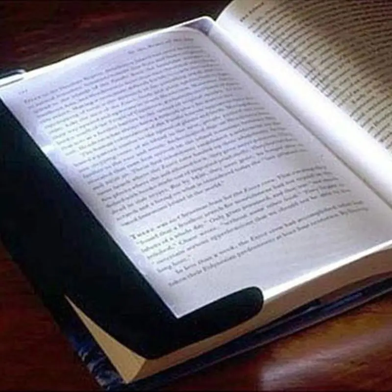 

Creative LED Book Light Reading Night Light Flat Plate for Travel Home Indoor Bedroom Desk Lamp for Kids
