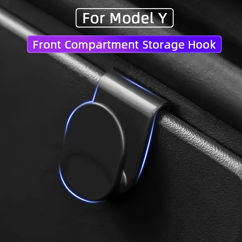

2pcs Front Trunk Storage Hook For Tesla Model Y Gift Bag Storage Is Convenient to Upgrade the Inner Hook Car Accessories