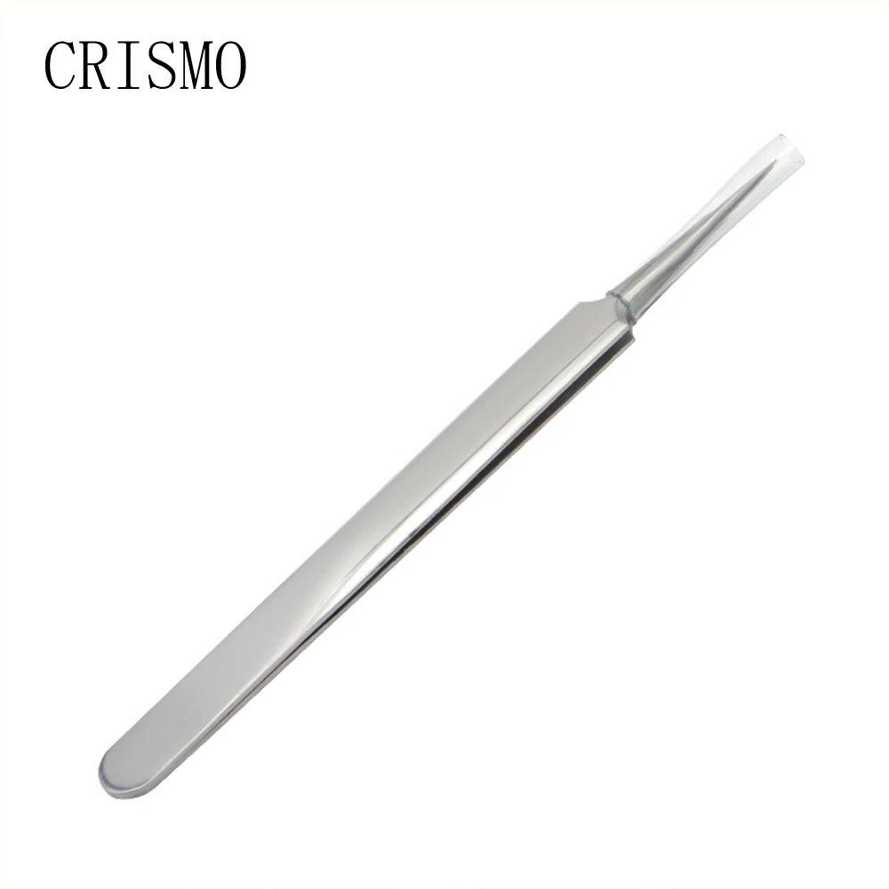 CRISMO нержавеющая сталь угри прыщи экстрактор иглы для удаления изогнутые зажим