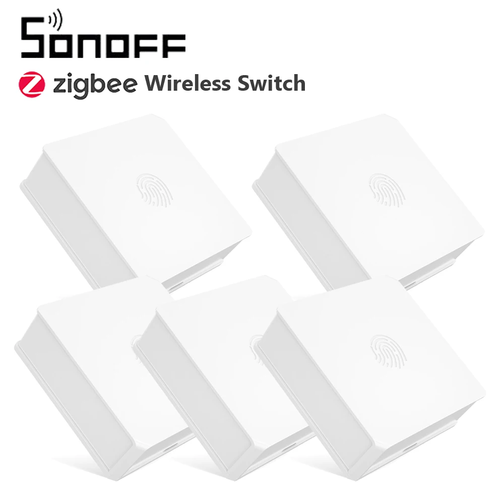 5 шт. беспроводной переключатель SONOFF SNZB 01 Mini Zigbee двухсторонний света для умного