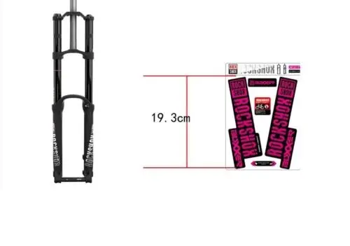 2018 ROCKSHOX BOXXER Mountain Bike Front Fork Stickers Bicycle Cycling Decals | Спорт и развлечения