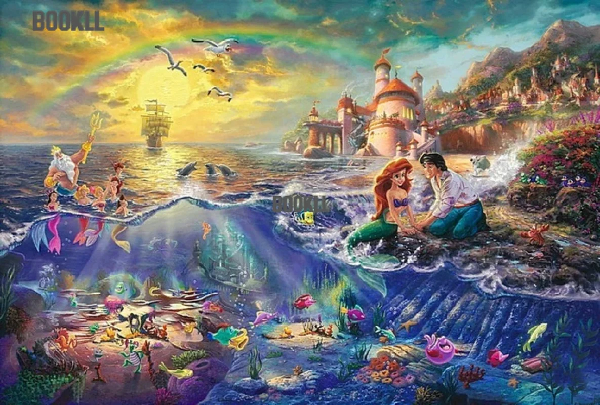 Декоративный постер Thomas Kinkade для детей картина маслом на холсте настенное