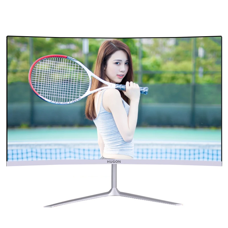 Изогнутый экран HUGON 22 24 27 дюймов 1920*1080 IPS/LCD HD монитор для игрового компьютера 23 8