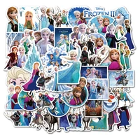50 pcspack frozen 2 stickers princess elsa for car motorcycle phone travel luggage trolley laptop computer sticker toy