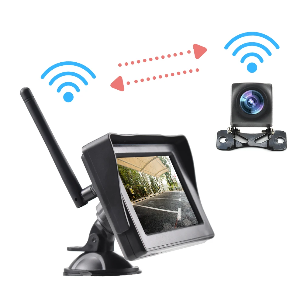 4 3 &quottft ЖК монитор для автомобиля автомобильный заднего вида Автомобильный