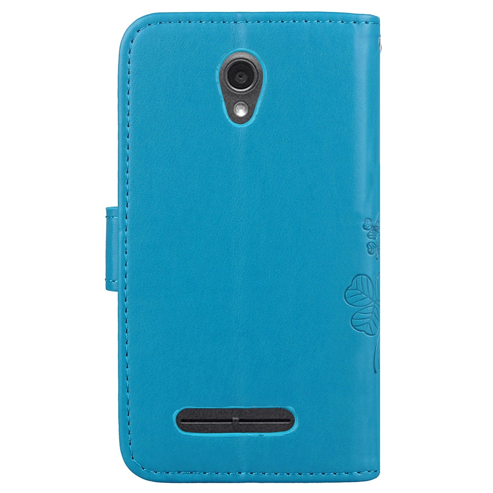 ForZTE Blade L110 чехол из искусственной кожи + ТПУ кошелек для телефона ZTE подставка