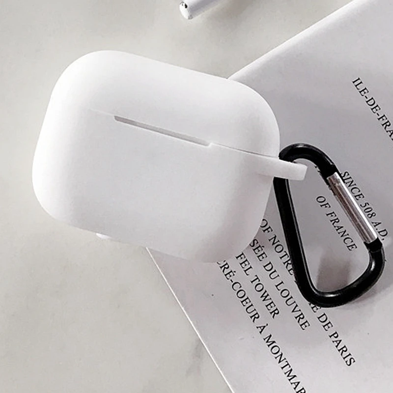 Белый Милый чехол для bluetooth-гарнитуры с изображением Льва для Airpods pro, силиконовый мягкий защитный чехол для Apple Airpods pro, чехол - Цвет: Белый