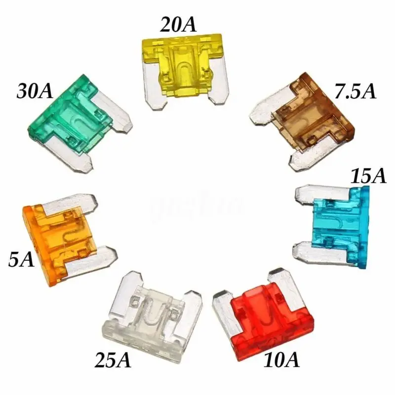 Набор предохранителей 100 шт. стандартные небольшие Автомобильные предохранители