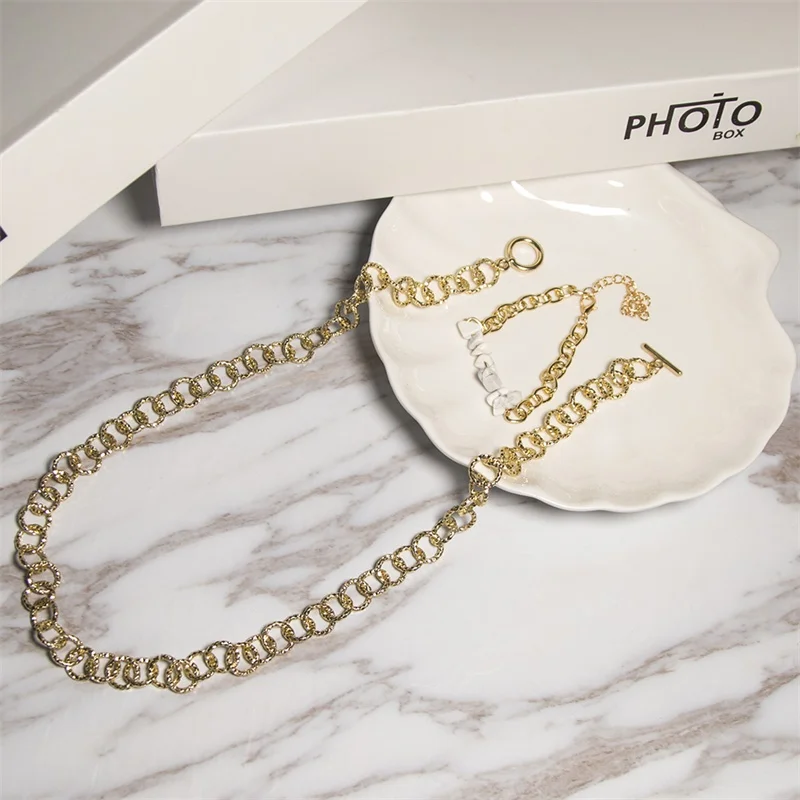 Многослойные браслеты VKME из кубинской цепи очаровательные Модные женские в