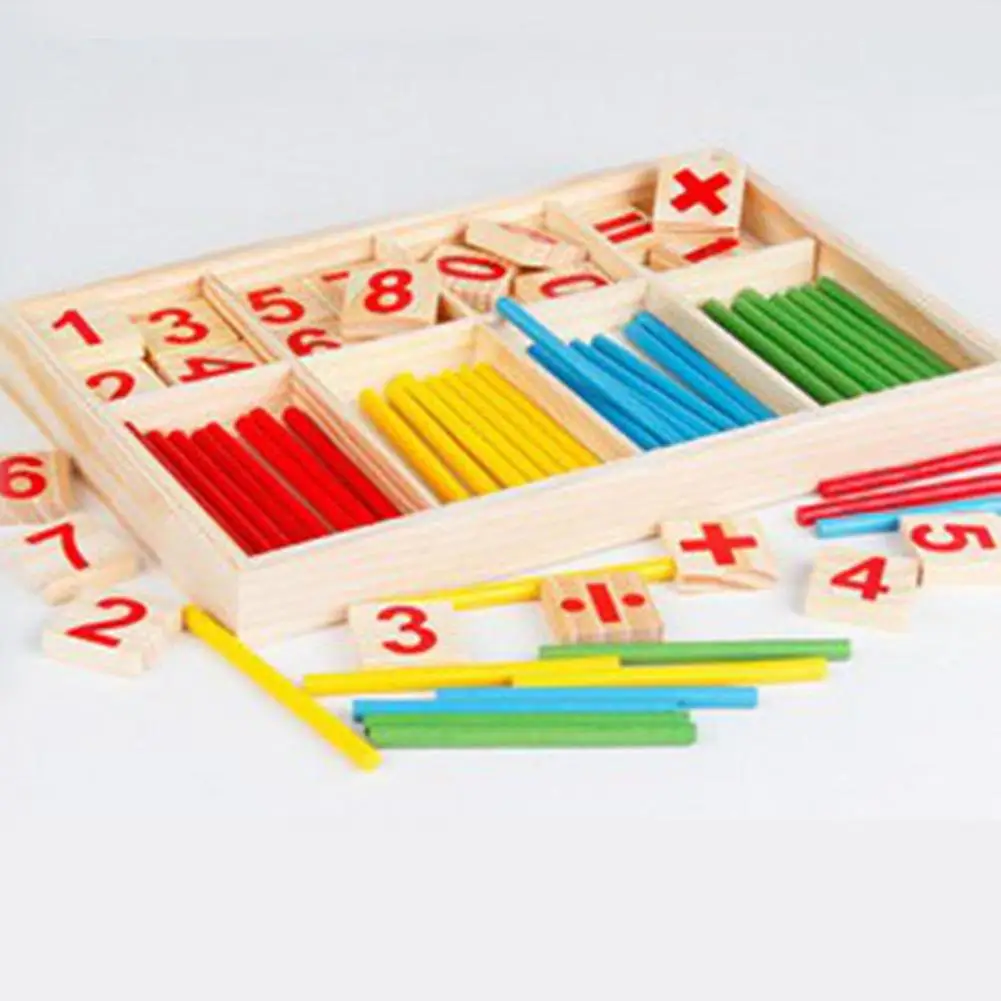 Baby Learning Counting Sticks Education Wooden Toys Building Intelligence Blocks Mathematical Stick Early | Игрушки и хобби