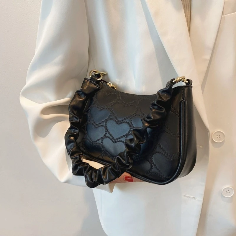 

Crossbody Bags for Women 2021 Leather Designer Cloud Bag Female Handbag Ladies Underarm Purse Chains Shoulder Bag Bolsos Sac New