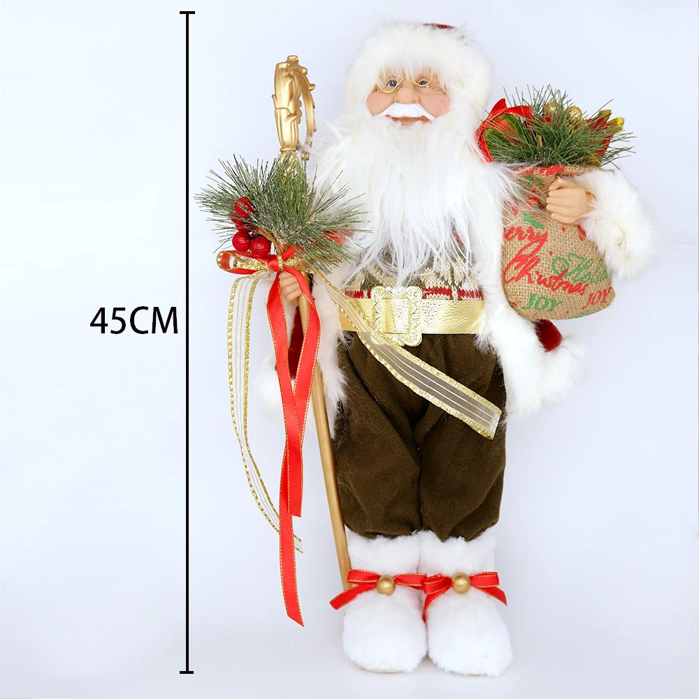 Большой Санта-Клаус плюшевые куклы игрушка украшение для елки подарок рукоделия