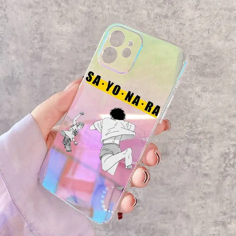 

banana fish Phone Case For iphone 11/12 Pro 11Pro/12Pro Max mini 6 7 8 6s Plus Case For iphone X XR XS max SE 2020 Apple Cover