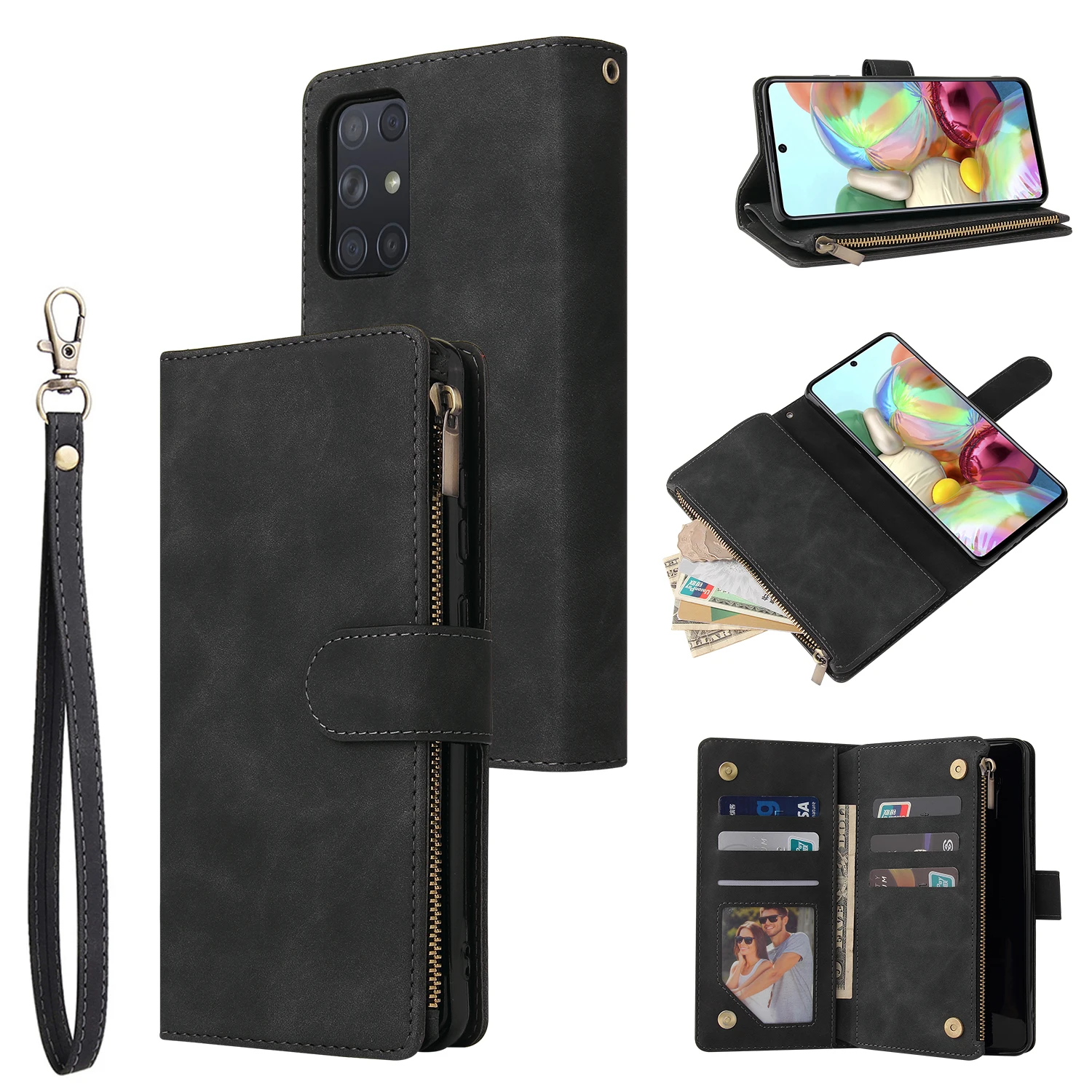 

Кожаный чехол для Samsung Galaxy M30 M30s A01 Core A02 A11 A21 A81 A91 A10S A20S A30S A50S A70S A20E Note 10 9