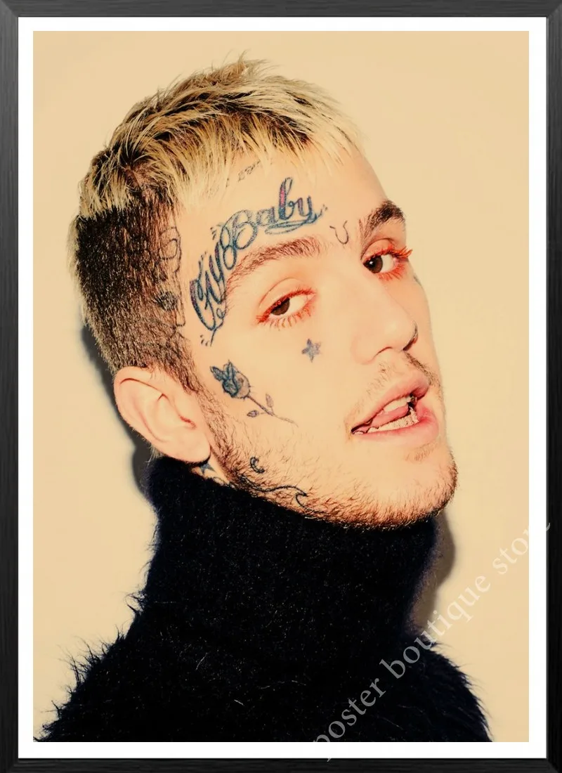 Хип-хоп рэпер Lil Peep постер наклейки на стену Винтаж крафт-бумага печать Высокое