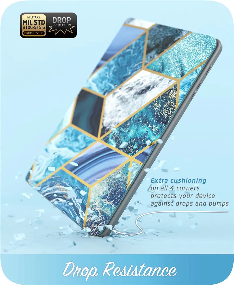 Для samsung Galaxy Tab A 10,1 чехол(SM-T510/T515) i-Blason Cosmo полный корпус Гибридный чехол со встроенной защитной пленкой