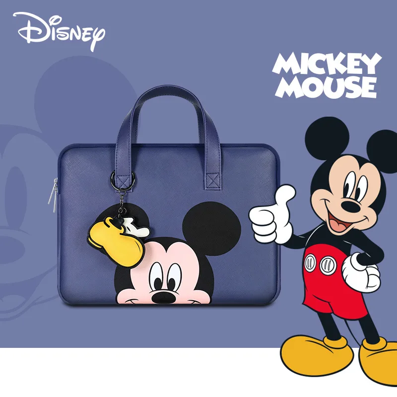 

Симпатичная Компьютерная сумка Disney с Микки, сумка для macbook, женский портфель matebook 13 дюймов 14 дюймов, чехол для macbook air pro 13