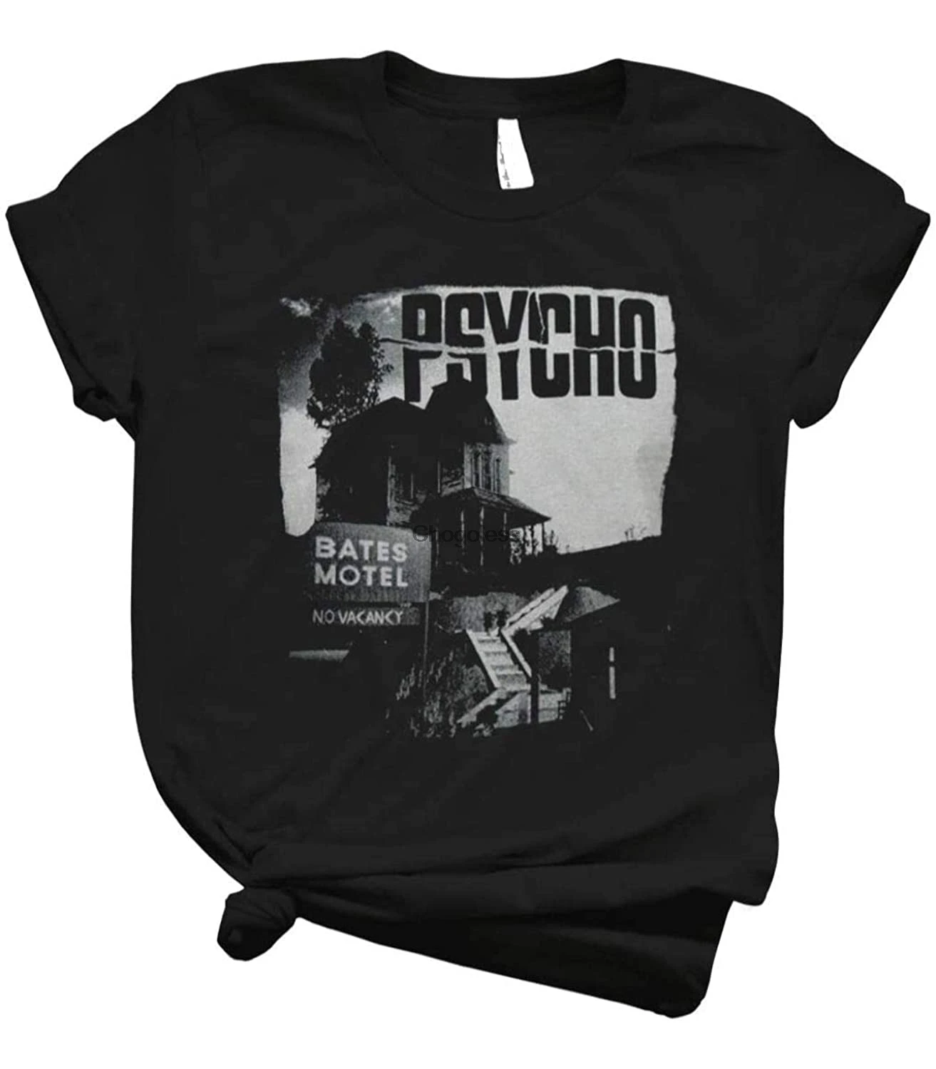 Аутентичная футболка Hitchcock S психофильма Bates Motel графическая трендовая Молодежная