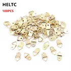 100 шт. D-образное кольцо, золотые треугольные подвесные картины, картина маслом, зеркальная рамка, крючки, вешалки