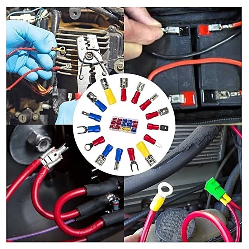 480/300/280 шт./кор. коннекторы для проводов 220 В Изолированные наконечники кабеля