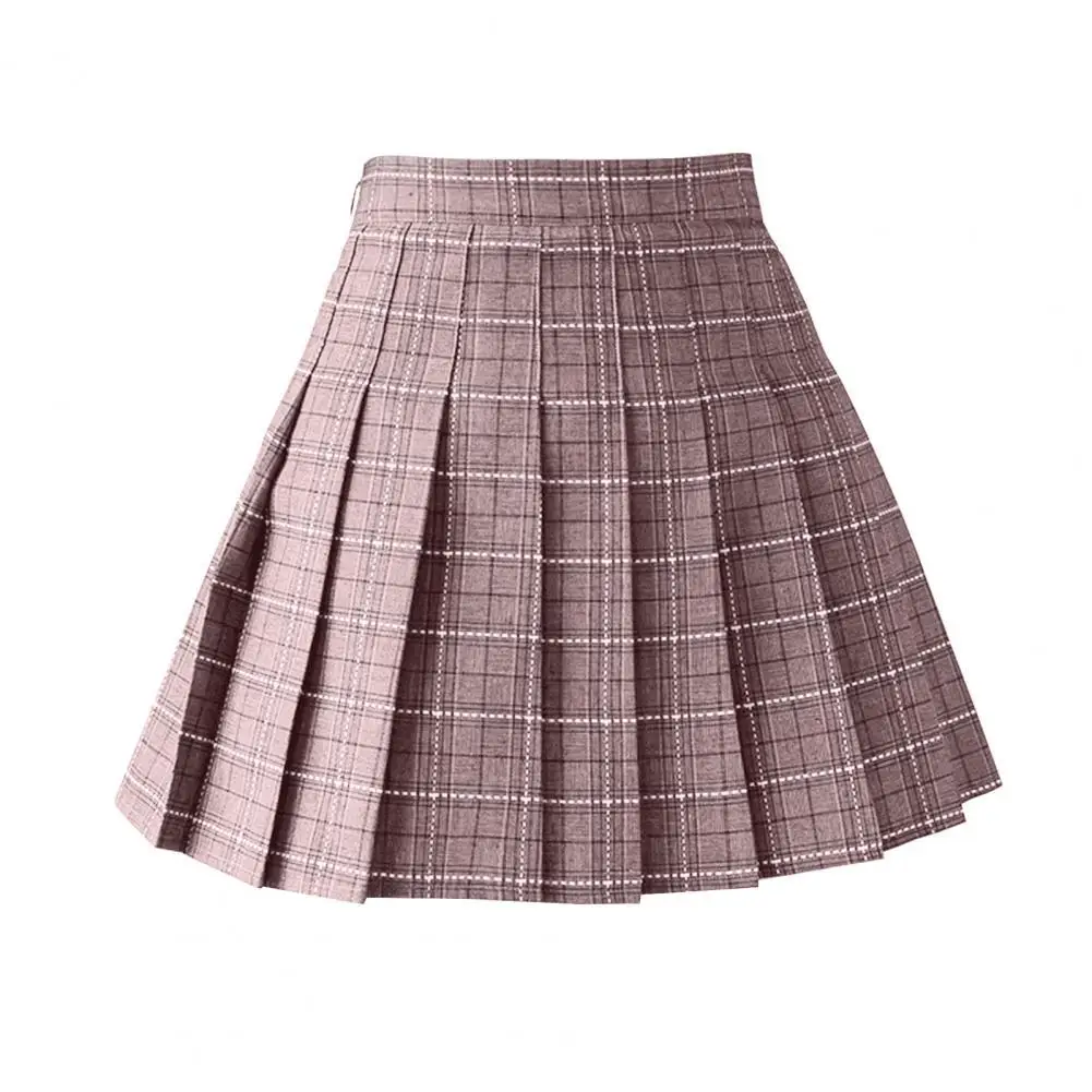 

60% Dropshipping!!2021 New Women Plaid Mini Skirt Slim Soft Pleated Skirt Campus Style
