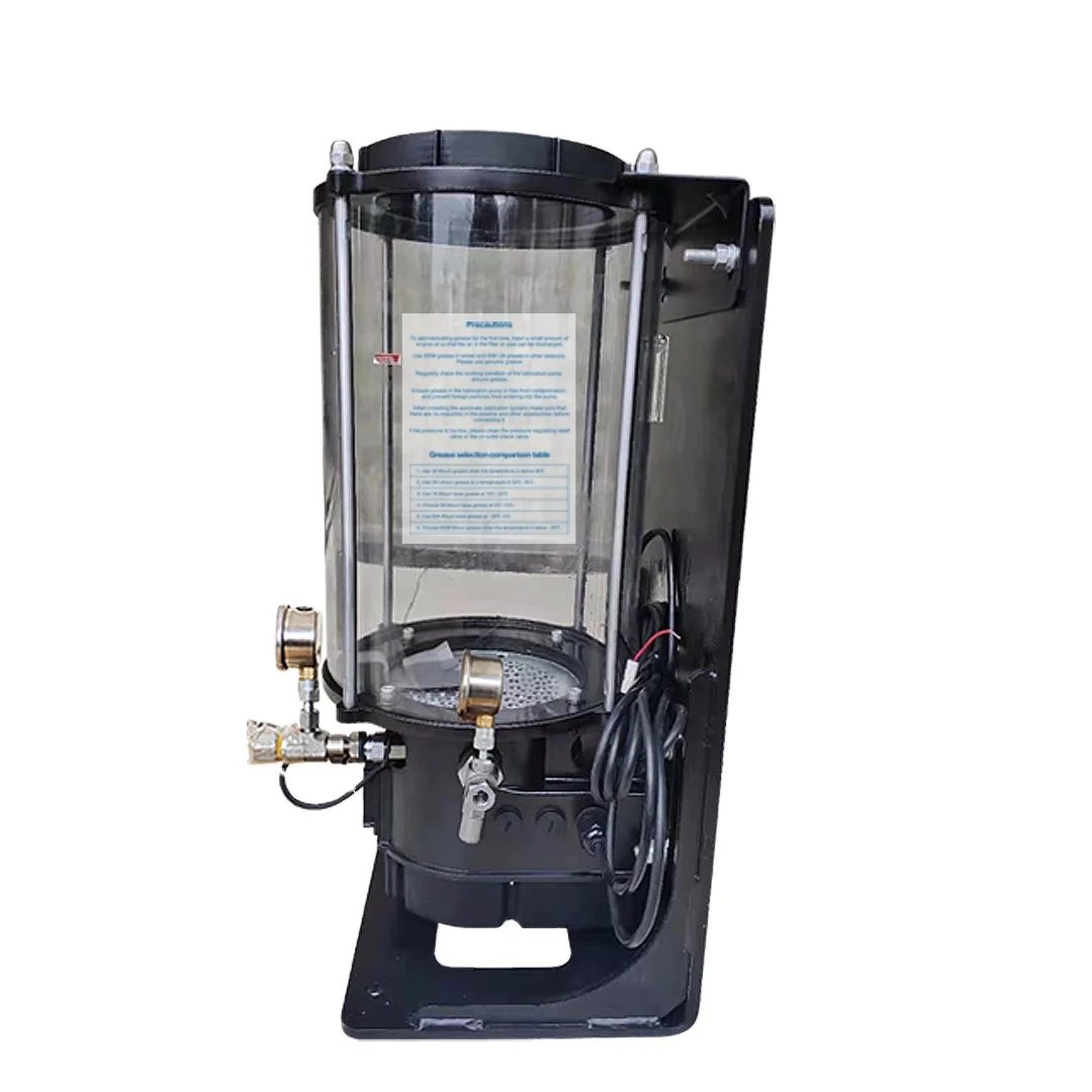 

4L Auto Lube Piston Grease Lubrication Pump 2 Outlets For Automatic Lubrication System For excavator and construction equipment