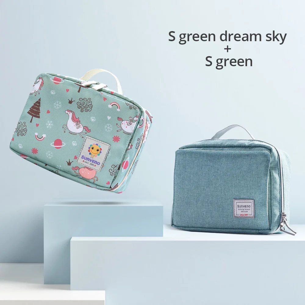 Greendream Green Sunveno Сумка Для Подгузников Сумка Для Мамы Детские Сумки Для Пеленок Маленькая Сумка Для Хранения - Цвет: Greendream Green