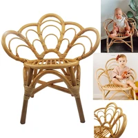 newborn photography props furniture mini rattan chair baby photo backdrop posig props studio shooting photography accessories