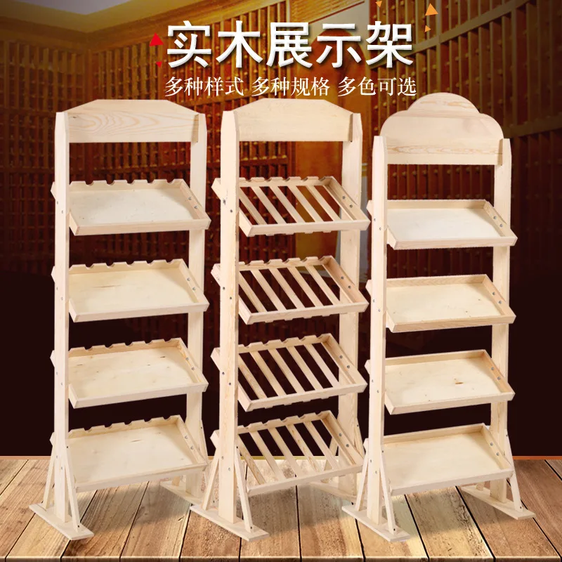 Классический большой стеллаж для вина из розового дерева подставка хранения